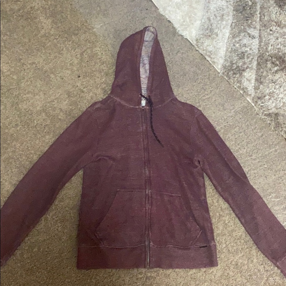 Zip up hooded jacket